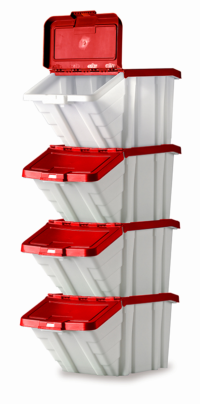 Topstore Red Multi-Functional Containers